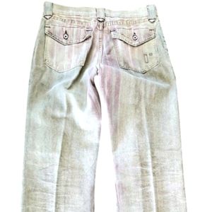 NWOT ROGAN  Pastel Pink Distressed Flare  Jeans, 28